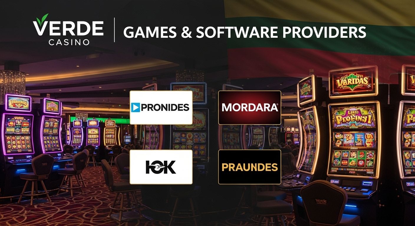 Žaidimų ir programinės įrangos tiekėjai casino verde 